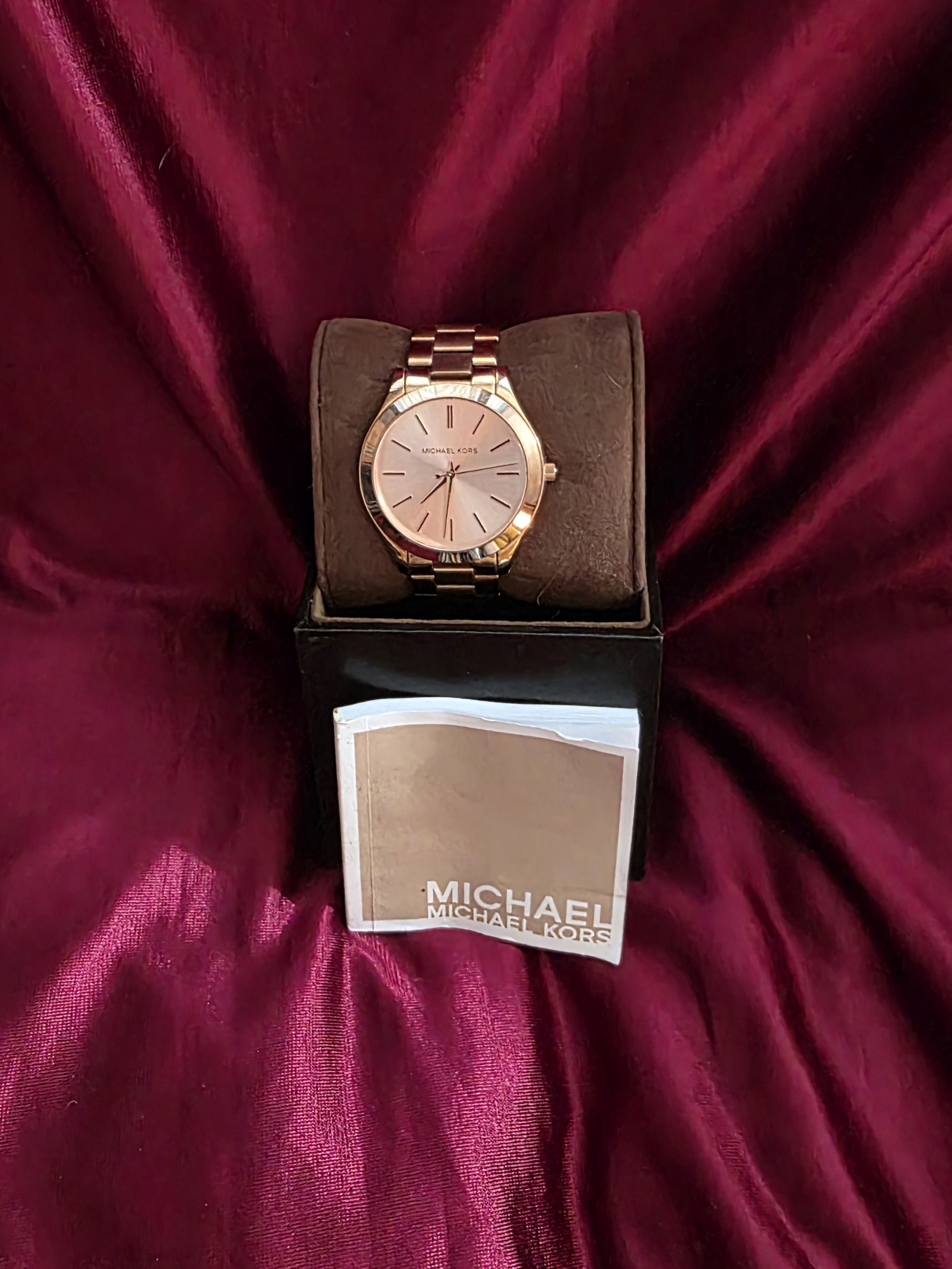 Michael Kors Gold Tone Womens Bracelet Watch